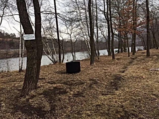 ADA Campsite at Riverview. Just one of the many sites to rent for primitive camping at Riverview Park!